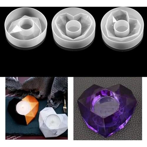 Heart Shape Silicone Mold Flower Pot Epoxy Resin Mould Plant Pot Holder Casting Mold for DIY Resin Silicone Jewelry Making Tool