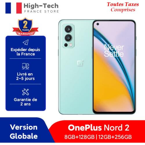 OnePlus Nord 2 5G Smartphone Global Version 8GB+128GB/12GB+256GB 50MP Camera MTk Dimensity 1200-AI Warp Charge 65