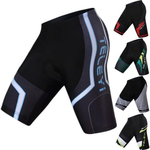 Teleyi 2021 Unisex Cycling Shorts Pro 3D Gel Padded Men Clothing MTB Bike Shorts Shockproof Downhill Bicycle Shorts Comfortable