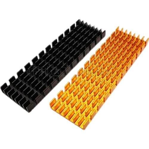 2PCS/lot high quality aluminum heat sink 70*22*6MM motherboard chip M2 solid state hard disk cooler