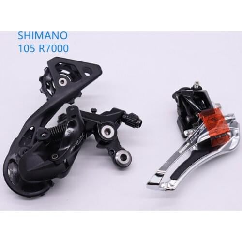 SHIMANO 105 rear derailleur R7000 RD GS/SS with front derailleur FD R7000 BRAZE ON