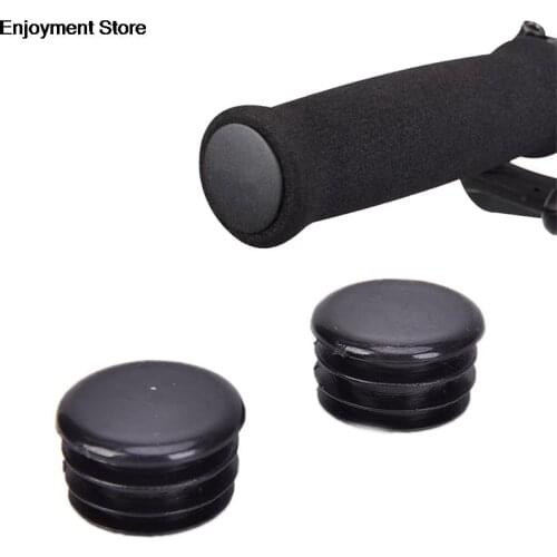 1 Pair MTB Road Bike Handlebar Caps Bicycle Handlebar Plugs Plastic PVC Firm Handle Grip Bar End Stoppers MTB Bike Accessories