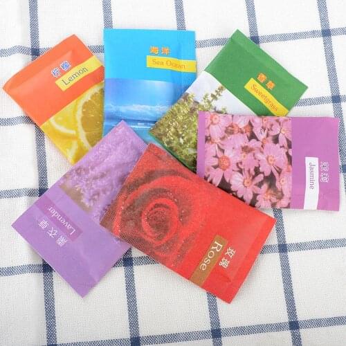 100pcs Home Fragrance Sachets Aromatherapy Bag Fragrance Sachet Wardrobe Air Freshening Closet For Homes