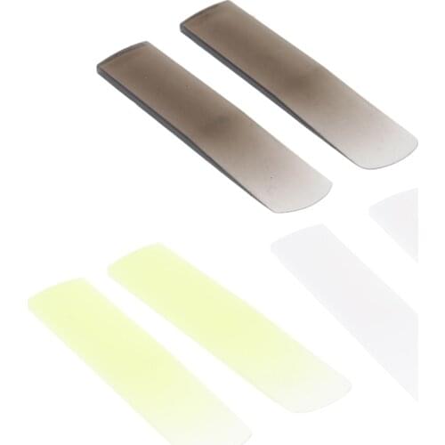 2 Pieces Alto Saxophone Resin Reeds, E flat, Durable and Long Lasting, Bright Tone