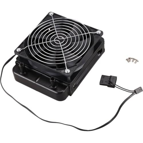 AU42 -120mm 10 Pipe Water Cooling CPU Cooler Row Heat Exchanger Radiator with Fan for PC Computer LED Water Cooling System