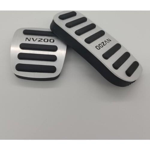 Car Accelerator Gas Brake Clutch Pedal Footrest Pedals Plate Cover AT/MT For Nissan NV200 2010-2015 2016 2017 2018 Accessories