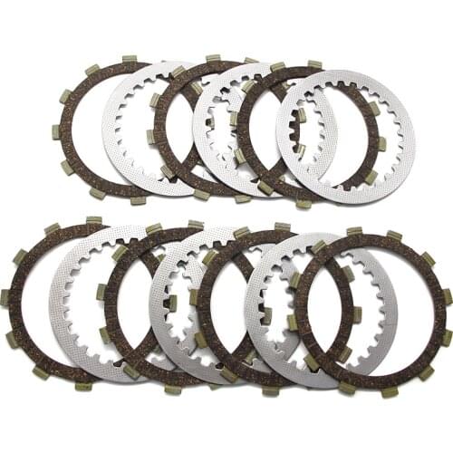 Motorcycle Clutch Friction Disc Plate Kit For Yamaha motor XS750 1977-1979 SE 1979-1980 OEM:4H7-16321-02 7 371-16325-00 6 1.2