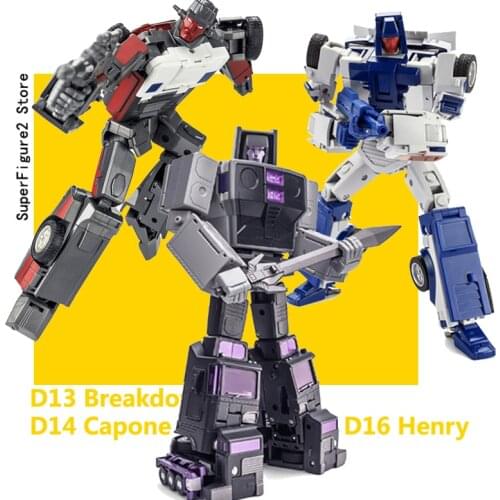 Transformation Action Figure DX9 D13 Breakdown D14 Capone D16 Henry Boy Toy Montana Wildrider Model Deformation Car Robot