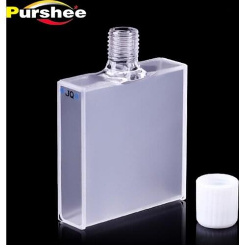 Quartz cuvette cell with screw cap(40mm)