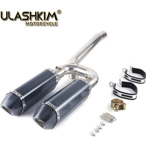 FZ6S FZ6N S2 Fazer600 Motorcycle Exhaust Pipe Full System Slip On For Yamaha FZ-6N FZ-6S FZ6 Fazer 600 Exhaust 2004 - 2010 Years