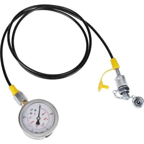 Hydraulic Tester 250/400/600bar Hydraulic Pressure Test Kit Hydraulic Gauge Kit for Excavator Construction Machinery P15F