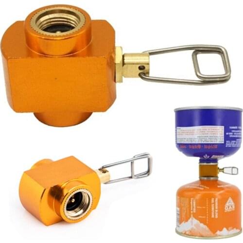 Outdoor Camping Stove Gas Charging Conversion Connector Accessory Gas filling Cylinder Cylinder Refill Adapter Camping Equipment
