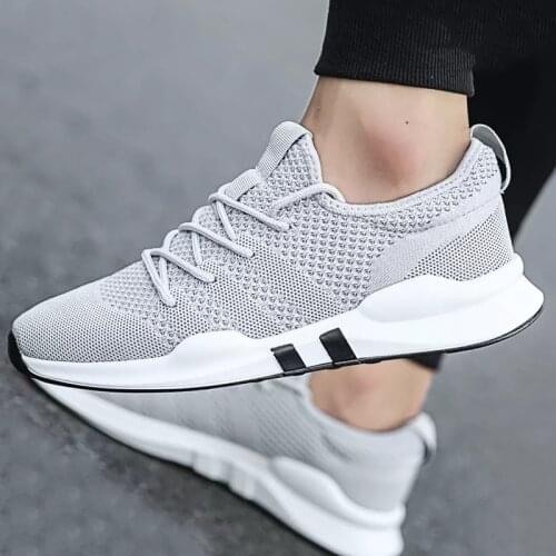 Mens casual shoes new sneakers fashion big size couple outdoor sports woman light red 47 mesh summer flying shoes