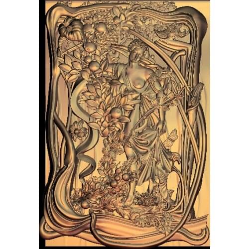 3D STL Model for CNC Router Engraver Carving Machine Relief Artcam aspire M19