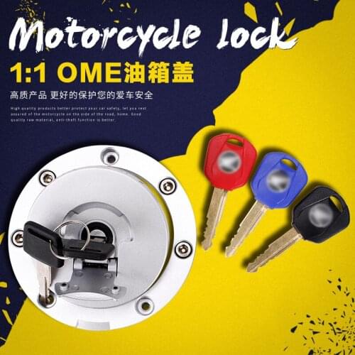Motorcycle Fuel Gas Cap Cover Tank Lock Set with Keys For HONDA CBR19 CBR22 CBR23 CBR29 VFR30 CB-1 CB400 CBR 19 22 23 29 VFR 30