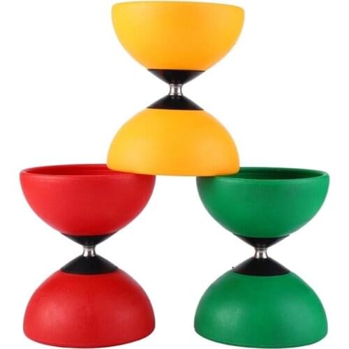 Outdoor Fitness Diabolo Fixed Bearing Spinning Chinese Traditional Yo-Yo Acrobatics Juggling Show Props Kids Funny Sports Toys