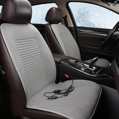12V/24 Adjustable Car Electric Fast Heated Seat Covers Car Styling Winter Pad Cushions Auto Seat Breathable Protection Universal