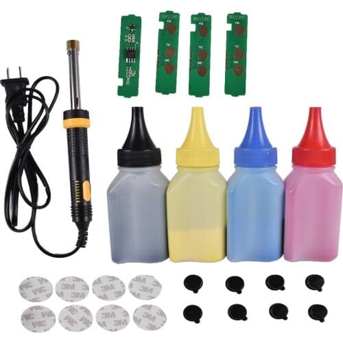 Refill toner Powder cartridge tool kit+4 pcs chip FOR Samsung CLT-K404S cartridge LaserJet Pro 482 C482FW C482W 483 C483W C483FW