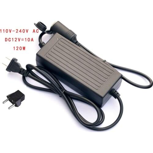 High quality 120W AC 100V-240V to DC 12V 10A Car Cigarette Lighter Power Converter Adapter Inverter Car to Home Car Washer Power