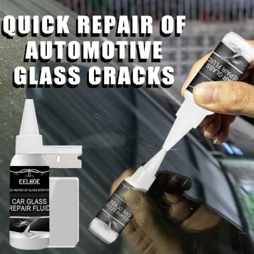 Automotive Glass Repair Fluid Car Window Glass Crack Chip Repair Tool Kit Windshield Scratch Repairing Agent Glass Cleaner Tslm1