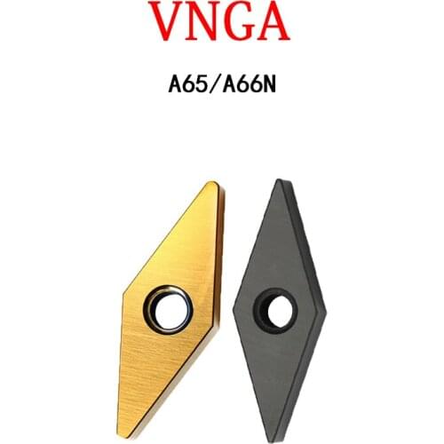 100% Original Turning Inserts VNGA VNGA16 VNGA160404 A65 CNC Carbide Inserts High-Quality 10PCS Machine Lathe Tool Holder Set