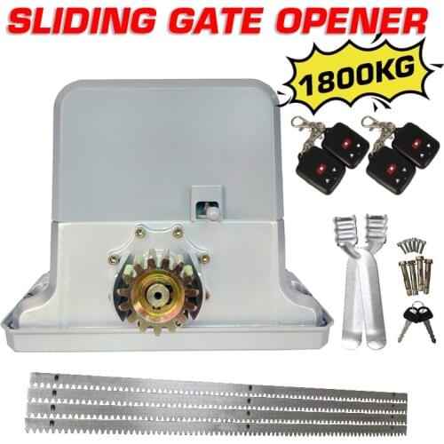 Excellence Use steel Zipper rack move gate Open doors automation rolling sliding Gate machine cold-resistant with racks kit