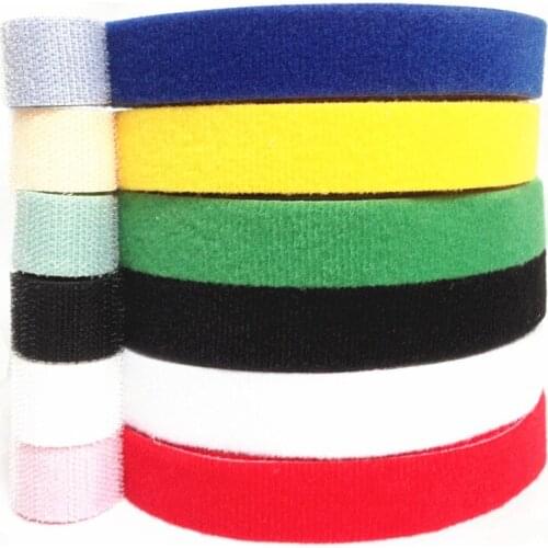 3/4"(20mm)Width 25meters length.hook and loop Fastening Cable Ties Self-locking zip strap Roll