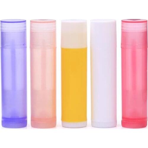 30pcs Lip Balm Tubes Empty Plastic Lip Balm Tube Lipstick Tube Chapstick Containers Lipstick Containers for Handcraft DIY Bottle