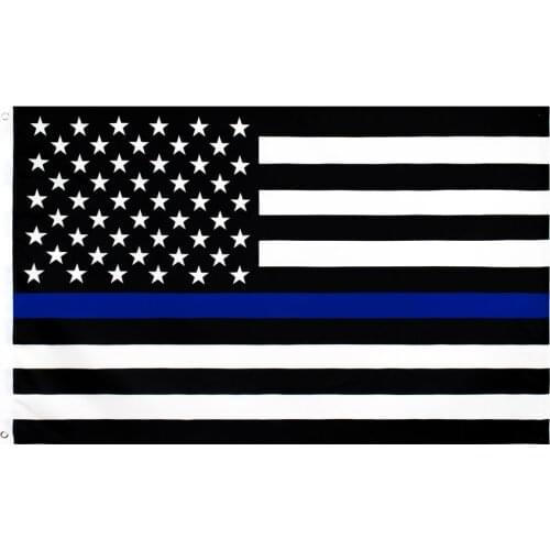 60x90cm/90x150cm United States Thin Blue Line Flag 2x3ft/3x5ft Live Matters American Police US USA Banner
