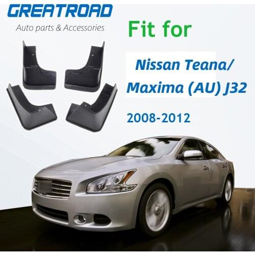 Car Mud Flaps For Nissan Maxima (Australia) Teana J32 2008-2012 Mudflaps Splash Guards Mud Flap Mudguards Fender 2009 2010 2011