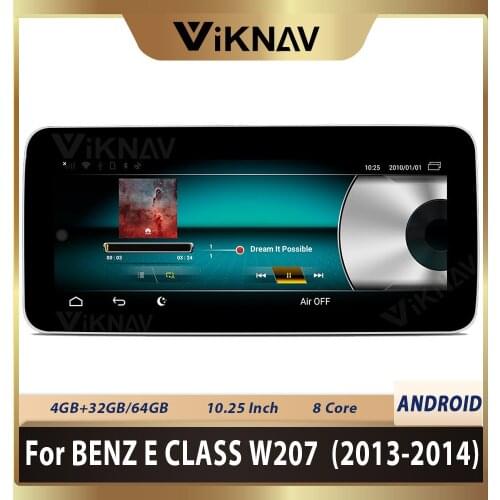 10.25 inch Android Car Radio For Benz E Class W207 2013 2014 Car GPS Navigation Multimedia Player