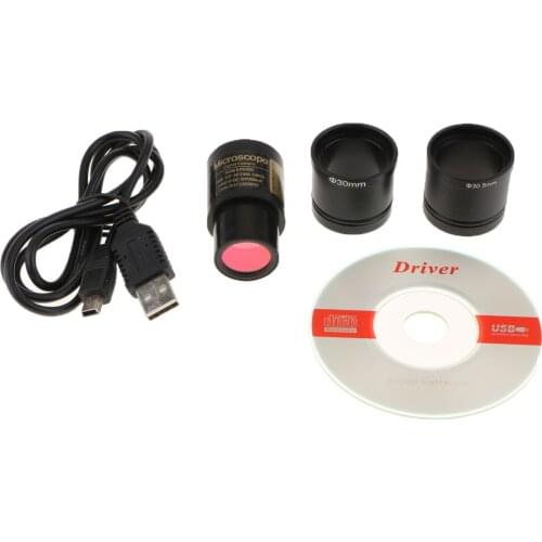 2MP USB Digital Microscope Electronic Eyepiece Camera C Mount Biological