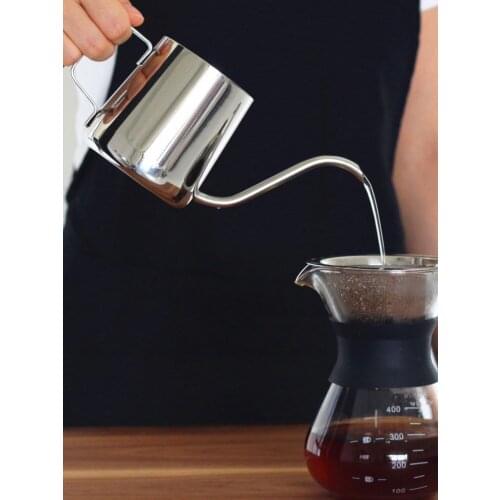 Coffee Pot Thin Long Mouth Water Kettle Hand Made Coffee Pot 304 Stainless Steel Coffee Barista Accessories