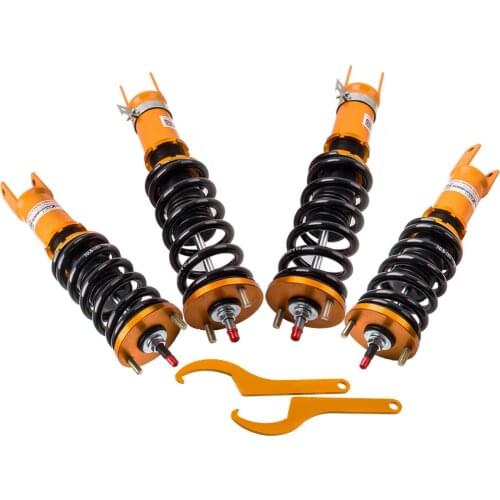 24 LEVELS ADJUSTABLE COILOVER SUSPENSION KIT FOR HONDA S2000 S2K AP1 AID 2000-2009