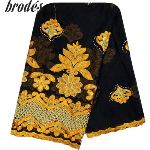 Ramadan African Dubai Hijab Cotton Pashmina For Pray Emroider Ring Diamond Shawl Wrap Chemical Lace Stole Muslim Fashion LH163