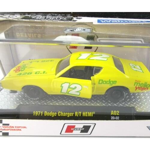 M2 machines 1:64 1971 Dodge ChergerR/T HRMI Collection Metal Die-cast Simulation Model Cars Toys