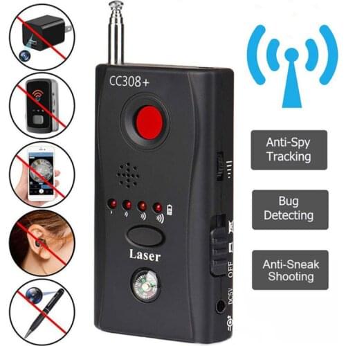 Multi-function Anti-spy Detector Camera GSM Audio Bug Finder GPS Signal Lens Tracker Detect Wireless Camera Lens Device Finder