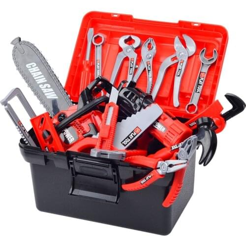 Children Toolbox Set Repair Tool Play House Toy Electric Drill Nut Saw Simulation Tool Boy Puzzle