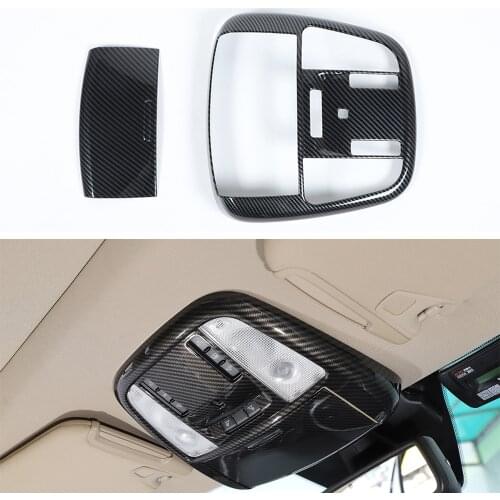 Car Front Reading Light Lamp Decoration Frame Trim for Jeep Grand Cherokee 2011 Up ABS New Auto Styling Moldings