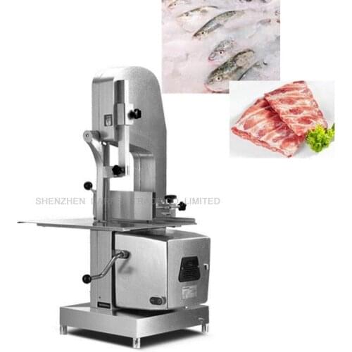Professional meat band saw cutting machine Commercial bone cutting machine Freeze meat fish cutting machine 220v/110v 1100w 1pc