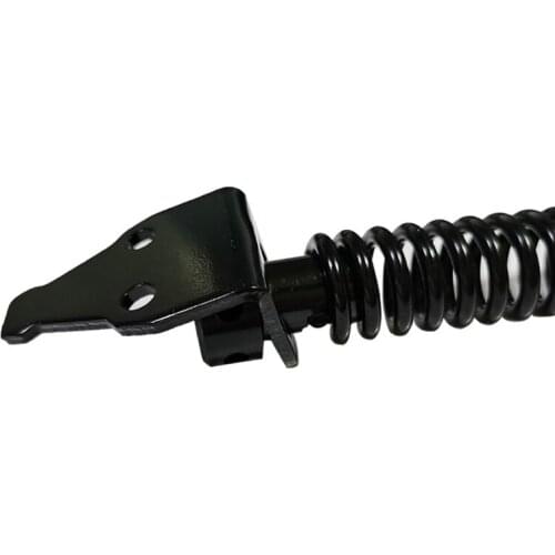 C5AD Black Carbon Steel Elasticity Self Closing Gate Door Spring Hardware for Outdoor Wooden and Vinyl Fence Adjustable
