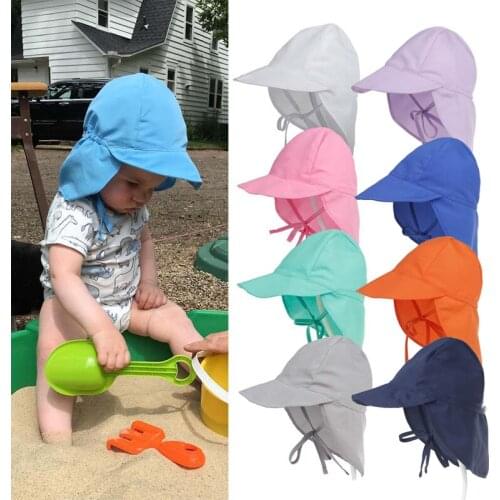 UV Protection Sun Hat Unisex Newborn Infant Toddler Kid Baby Boys Girls Summer Beach Fisherman Hats Outdoor Cotton Bucket Hat