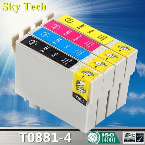 Compatible Ink cartridges For T0881 E-881 For Epson Stylus CX4400/CX4450/CX7400/CX7450/NX100/NX105/NX110/NX200/NX215 etc