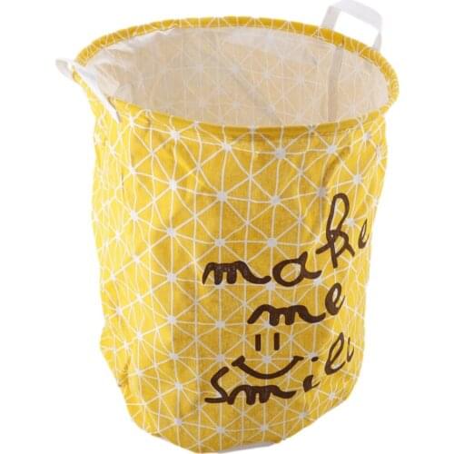 Storage Bag Laundry Basket Canvas Foldable Waterproof Home And Nursery Large Capacity Collapsible With Handle Organizer