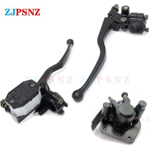 Motorcycle Brake Pump Assembly GN125 GS125 GS125 HJ125 Front Right Brake Clutch Levers Master Cylinder Rear Disc Brake System