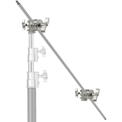 Neewer Extension Grip Arm Boom Arm with 2 Pieces Grip Heads - 50 inches/127 centimeters Aluminum Alloy Construction for stand