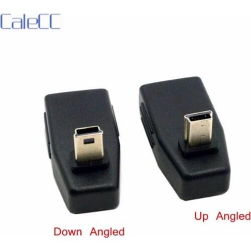 90 Degree Up & Down Right Angled Mini USB Type B to USB Female OTG Adapter for OTG usb host Car audio DVD GPS U disk MiniUSB OTG