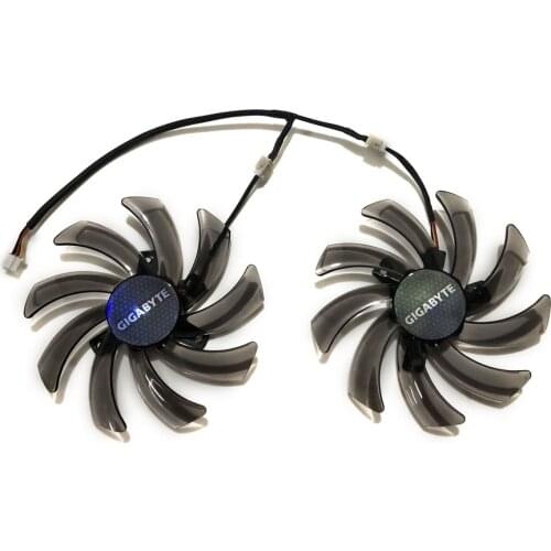 2PCS/set 95MMM 10010 FS1210-S2053A Graphics Card Fan For Gigabyte GVN550WF2 N56GOC R667D3 R777OC R9 270 VGA Card Cooling