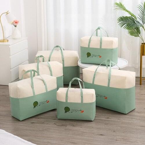 Household Oxford cloth large-capacity clothing cotton storage bag thickened waterproof and dustproof moving travel storage bag