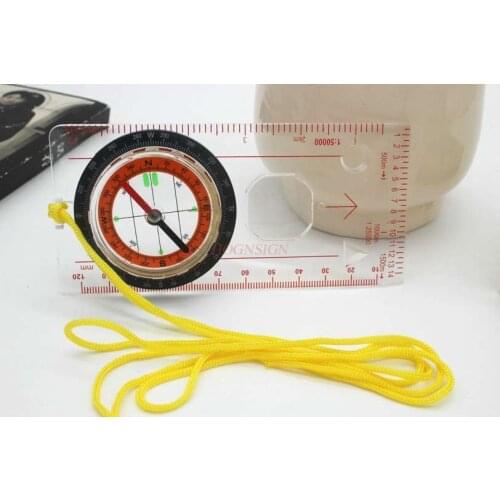 Outdoor Directional Off-road Army Multifunctional Portable Map Ruler Measurement Pointing